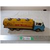 Image 1 : Tin oil tanker friction toy - 14" long