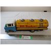 Image 2 : Tin oil tanker friction toy - 14" long