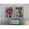 Image 1 : 1984-85 Doug Gilmour Rookie Card + 83-84 Steve Larmer card