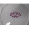 Image 6 : (7) Piece Purple pansy dishes - fine porcelain