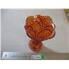 Image 2 : Carnival glass vase 9.5" tall