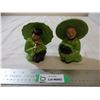 6083  (2) Oriental figurines