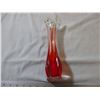 Image 3 : Art glass vase - 10" tall