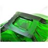 Image 5 : Art glass centerpiece - 14" long (Green)