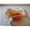 Image 2 : Carnival glass dish - 6" long - finger dish