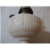 Image 3 : Aladdin milk glass oil lamp (no chimney)