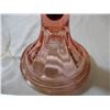 Image 3 : Oil lamp chimney with pink depression oil lamp