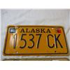 Image 3 : (2) Yukon 1973 + Alaska 1989 License Plates