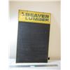 Image 2 : Hard Board double sided Beaver Lumber advertising chalkboard - 24x38