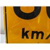 Image 4 : 80KM Road sign - aluminum, 23.5x23.5