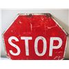 Image 2 : Stop / Slow double sided road sign - aluminum, 18x18
