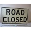 Image 1 : Road Closed Road sign - aluminum, 40x24