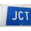 Image 2 : JCT Road sign - aluminum, 17.5x11.5