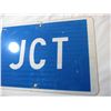 Image 3 : JCT Road sign - aluminum, 17.5x11.5