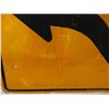 Image 3 : Curved Road sign - aluminum, 29.5x29.5