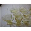 Image 2 : (22) Yellow depression glass pieces