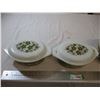 Image 2 : 2X THE BID PRICE - Casserole dishes with bowl
