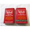 Image 2 : (2) Velvet pocket tobacco tins