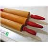 Image 3 : Set of (3) rolling pins