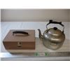 Image 1 : Cash box with aluminum kettle
