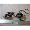 Image 1 : (2) small electric irons