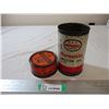 Image 1 : 3 star imperial motor oil tin, butchers wax tin