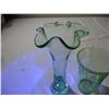 Image 3 : Uranium depression glass tumbler + vase