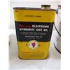Image 4 : BlackHawk hydraulic jack oil (with contents) + Pioneer Anti-freeze tin + Coop Grease pail