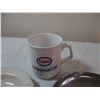 Image 4 : RCMP ashtray, legion tray + esso mug