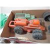Image 2 : Lot of vintage plastic + metal toys + wheels