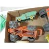Image 3 : Lot of vintage plastic + metal toys + wheels