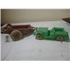 Image 4 : Lot of vintage plastic + metal toys + wheels