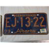 Image 3 : 1968 + 1974 Alberta license plates