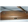 Image 3 : Sheaffer Wooden Base With Pen Holder Brass Plaque Desk Set