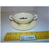 Image 1 : Wedgwood Wellesley Bullfinch England Soup Bowl & Saucer Footed AL9351