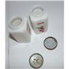 Image 5 : Vtg. Milk Glass Flour & Sugar Shakers Cherries Pattern
