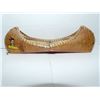 Image 2 : Vtg Lac La Ronge Saskatchewan Souvenir Birch Bark Canoe