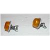 Image 3 : Pair of Amber Reflector Lights for Bicycle Bright Star Ind.Gulco Clifton N.J.