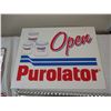Image 5 : Barrett Jackson license plate + Purolator Open/Closed sign + Coca cola tin + Nashville Tenn tin