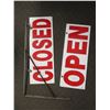Image 4 : *Open/Closed steel sign - 36" total width