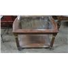 Image 2 : Coffee Table Set w/ Glass Tops - 32x22x21H"