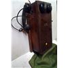 Image 3 : Antique crank phone in greeen bag
