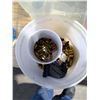 Image 3 : Various rifle/pistol brass, lead bullets and Misc items in plastic tub