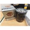 Image 2 : Harley - Davidson brand-new Black oil filter (Super Premium 5) + Genuine Classics metal sign 8x18 in