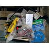 Image 1 : Plastic tub of misc supplies