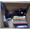 Image 1 : Cassettes in case, repair manuals, picture, downspout and tap set, spatula and flask
