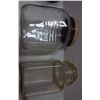Image 2 : Glass Nabob Coffee Jar, and rectangular glass jar