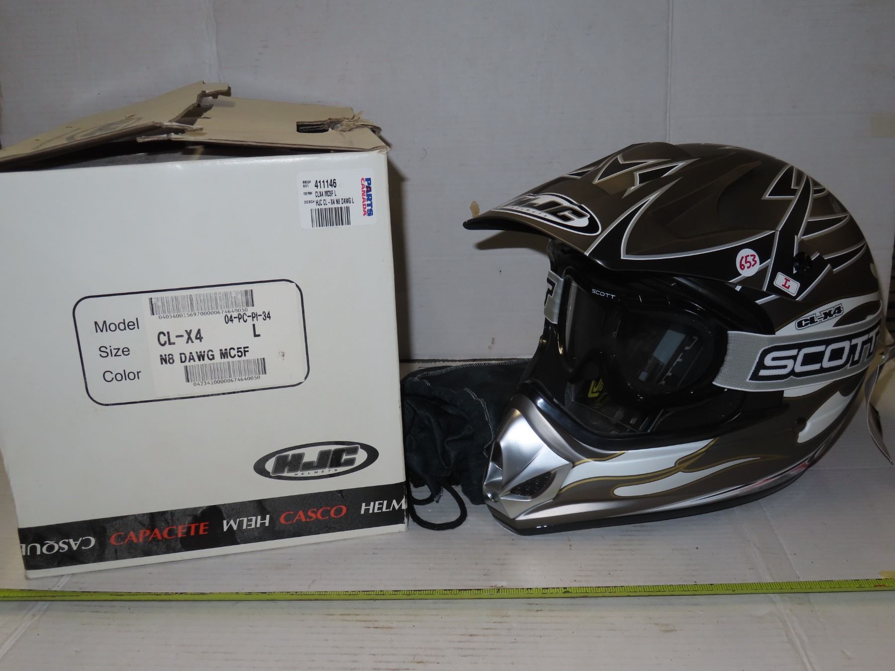 hjc clx4 helmet CL-XY II DRIFT The HJC CL HJC Helmet (MODEL CL-X4, Size