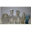 Image 2 : 3 Glass decanters + 1 Coca-Cola bottle + Christmas angel decoration angels