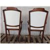 Image 2 : Antique cushioned chairs (good condition)